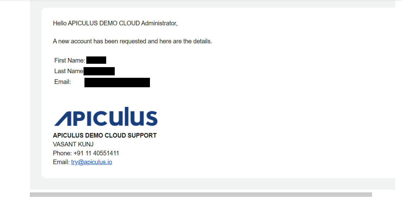 Admin User Account Verification