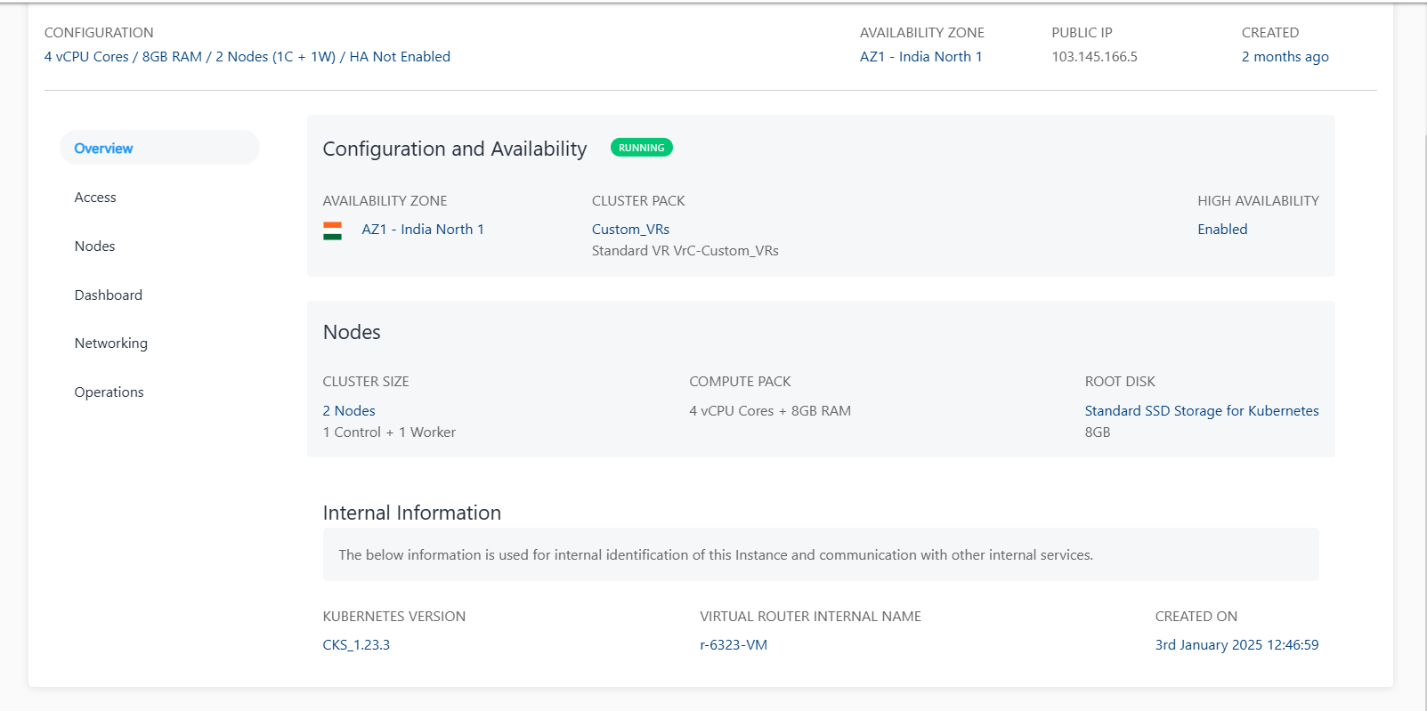 Viewing Kubernetes Cluster
