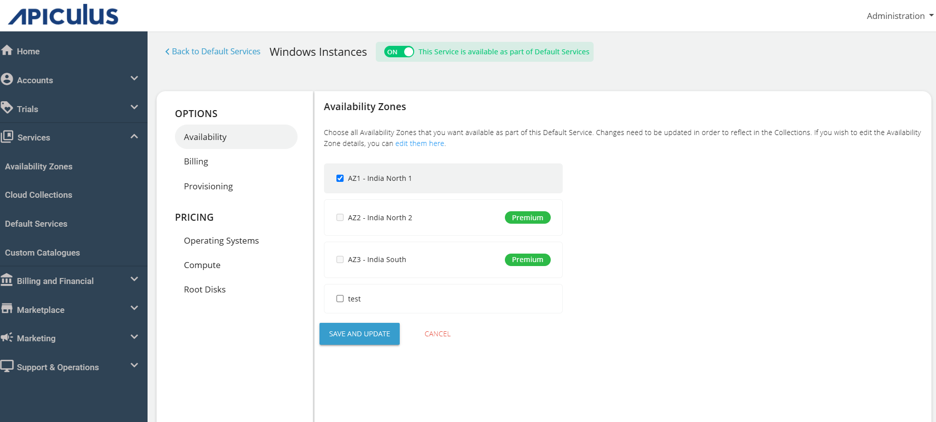 Configuring Windows Instances