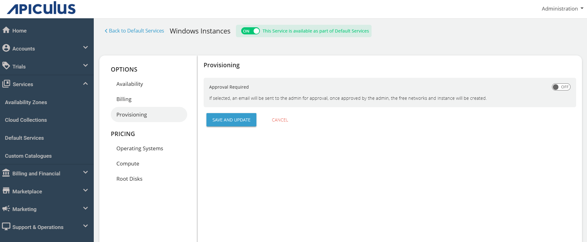 Configuring Windows Instances
