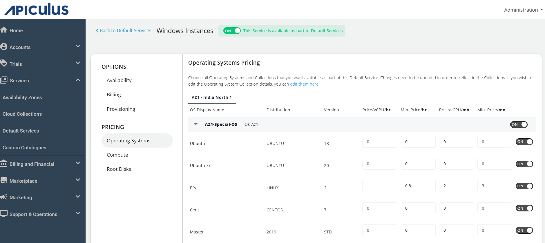 Configuring Windows Instances